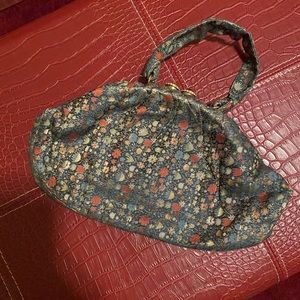 Josef Vintage floral purse/clutch